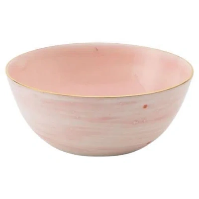 Pre-owned Coralla Maiuri Pink Gold Fruit Bowl