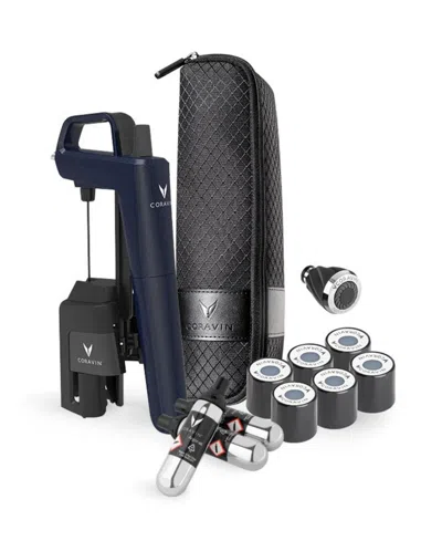 Coravin Timeless Six + Wine By-the-glass Limited Edition System In Blue
