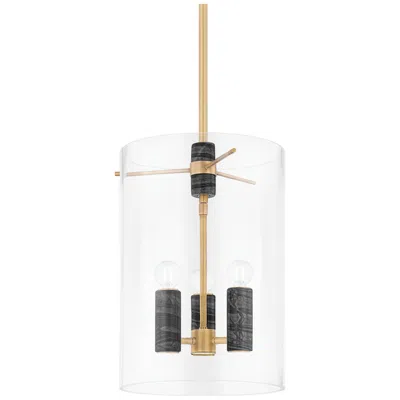 Corbett Adonis 12in. Vintage Brass 3 Lt. Lantern