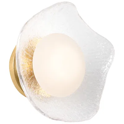 Corbett Almandine Wall Sconce 10 Inch In Vintage Gold Leaf