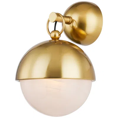 Corbett Althea 13 1/2"h Vintage Polished Brass Wall Sconce
