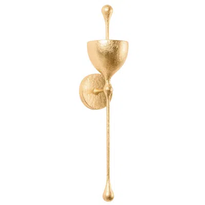 Corbett Antalya 23 1/4"h Vintage Gold Leaf Led Wall Sconce