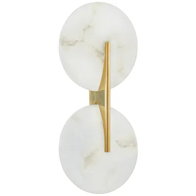 Corbett Asteria Vintage Brass 2 Light Sconce