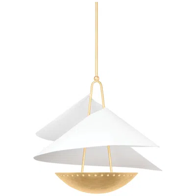 Corbett Carini White 3 Light Pendant