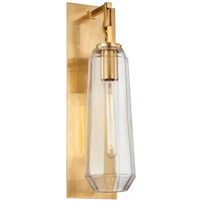 Corbett Copenhagen Vintage Brass 1 Light Sconce In Gold