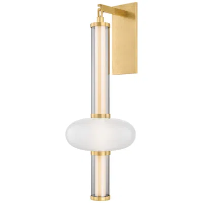 Corbett Corbin Wall Sconce 10.5 Inch In Vintage Brass