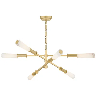 Corbett Dashiell Chandelier 48 Inch In Vintage Polished Brass