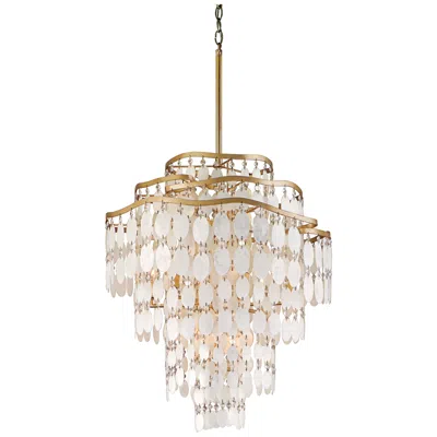 Corbett Dolce Capiz Shell 25" Wide Pendant Chandelier