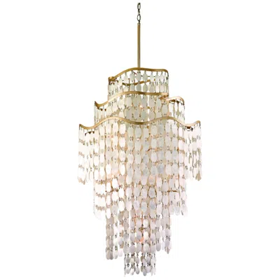 Corbett Dolce Capiz Shell 36" Wide Pendant Chandelier