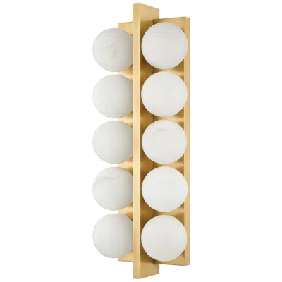Corbett Emille 6.75in. Vintage Brass 10 Lt. Sconce