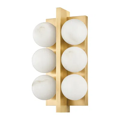 Corbett Emille 6.75in. Vintage Brass 6 Lt. Sconce
