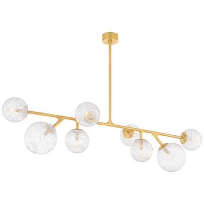 Corbett Glasgow Linear 21.25 Inch In Vintage Polished Brass