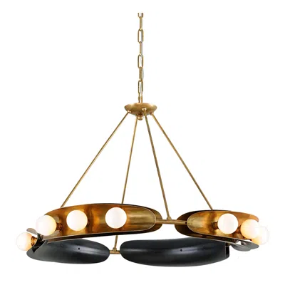 Corbett Hopper 41" Wide Brass And Bronze Chandelier
