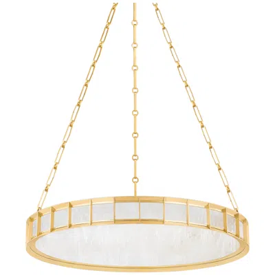 Corbett Leda 30in. Vintage Brass 1 Lt. Chandelier