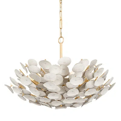 Corbett Lighting Aimi 9 Light Chandelier In Gold