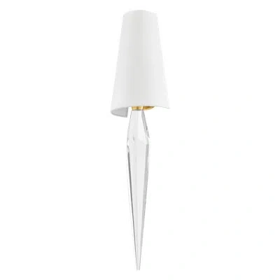 Corbett Lighting Alps 1 Light Wall Sconce In Vintage Polished Brass