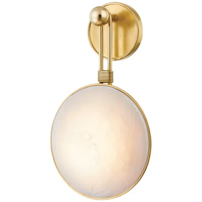 Corbett Lighting  Ares 9.75" 1 Lt. Vintage Brass Wall Sconce