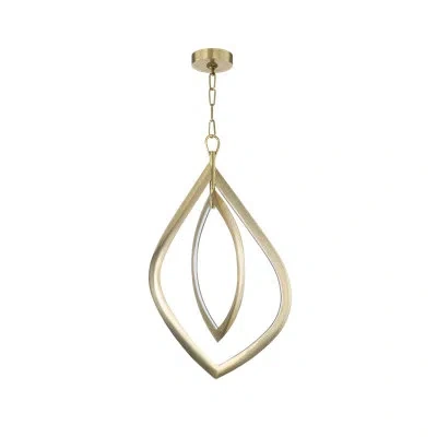 Corbett Lighting Arles Chandelier In Vintage Brass In Gold