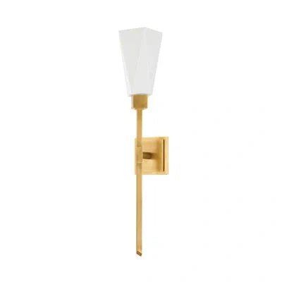 Corbett Lighting Artemis 1 Light Wall Sconce In Vintage Brass