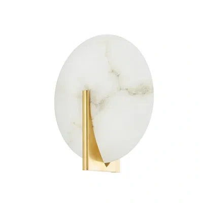Corbett Lighting Asteria 1 Light Wall Sconce In Vintage Brass