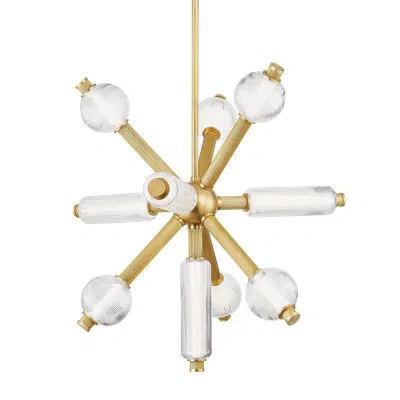 Corbett Lighting Atom 10 Light Led Chandelier By