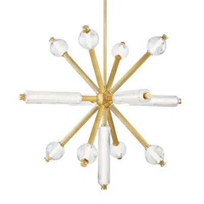 Corbett Lighting Atom 13 Light Led Chandelier By