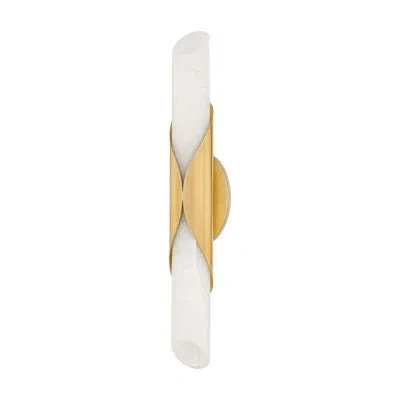 Corbett Lighting Camilla 2 Light Wall Sconce In Vintage Polished Brass;laiton Poli Rétro