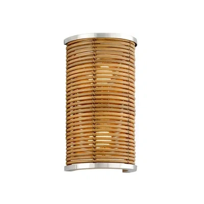 Corbett Lighting Carayes 2-light Flush Mount In Stainless Steel