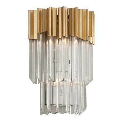 Corbett Lighting Charisma 1-light Flush Mount In Feuille D'or;gold Leaf