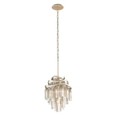 Corbett Lighting Chimera 3 Light Pendant In Warm Silver Leaf