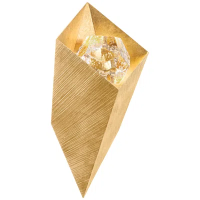 Corbett Lighting  Conch 10" 1 Lt. Vintage Gold Leaf Wall Sconce