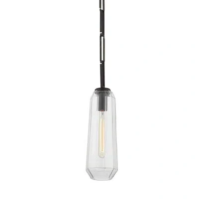 Corbett Lighting Copenhagen 1 Light Pendant In Black Brass