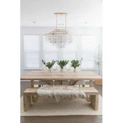 Corbett Lighting Dolce 12 - Light Kitchen Island Chandelier In Champagne Leaf
