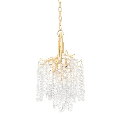 Corbett Lighting Genoa 5 Light Chandelier In Gold Leaf