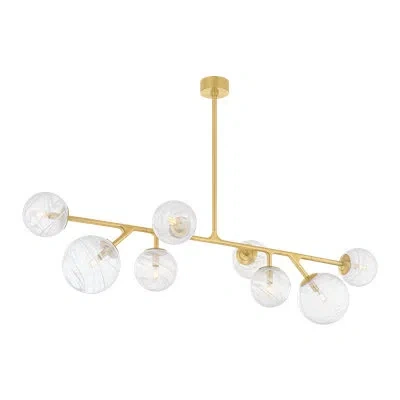 Corbett Lighting Glasgow Chandelier In Vintage Polished Brass