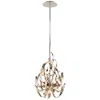 Corbett Lighting Graffiti 3lt Mini Pendant Silver Leaf