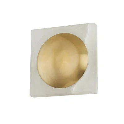 Corbett Lighting Hamel 1 Light Wall Sconce In Vintage Brass