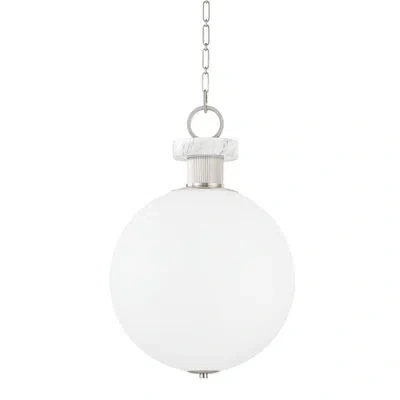 Corbett Lighting Haru 1 Light Pendant In Burnished Nickel