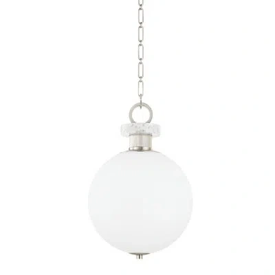 Corbett Lighting Haru 1 Light Pendant In Burnished Nickel