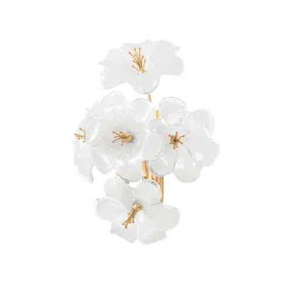 Corbett Lighting Hygea 1 Light Wall Sconce In Feuille D'or;gold Leaf