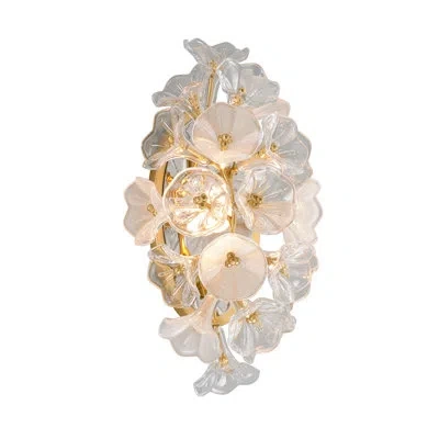 Corbett Lighting Jasmine 1 Light Wall Sconce In Gold Leaf Finish