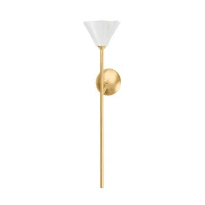 Corbett Lighting Julieta 1 Light Wall Sconce In Vintage Gold Leaf