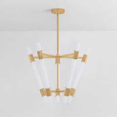 Corbett Lighting Krakow Chandelier In Vintage Brass
