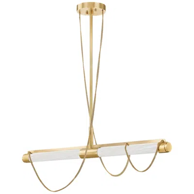 Corbett Lighting Lariat 7.75" 2 Lt. Vintage Brass Linear