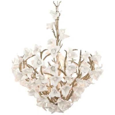 Corbett Lighting Lily 32 Inch Chandelier Hand-crafted Iron
