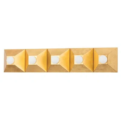 Corbett Lighting Max Bath And Vanity By Martyn Lawrence Bullard In Vintage Gold Leaf