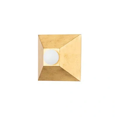 Corbett Lighting Max Wall Sconce By Martyn Lawrence Bullard In Vintage Gold Leaf