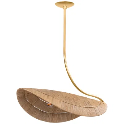 Corbett Lighting Medea 40" 4 Lt. Gold Leaf Linear