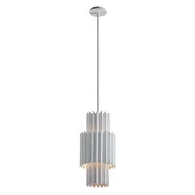 Corbett Lighting Moxy 1 Light Pendant In Gesso White