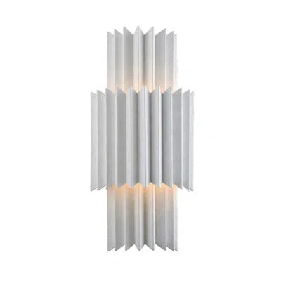 Corbett Lighting Moxy 2 - Light Dimmable Gold Finish Flush Mount In Gesso White